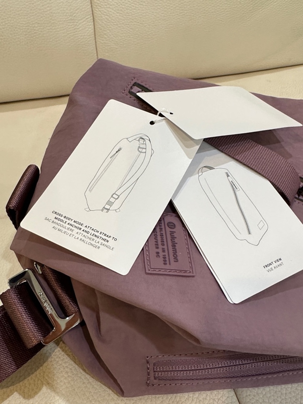 Lululemon Fast Track Bag 2.0 9L Lavender Lux-LU9CDGS LVLX - Picture 10 of 17